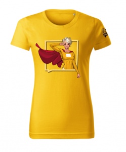 Tričko žluté dámské